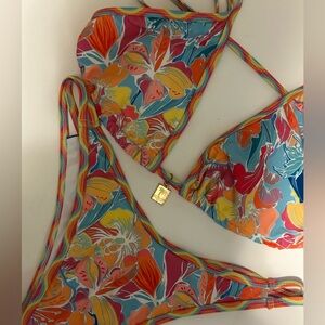 Tropical Floral Bikini Swimsuit
